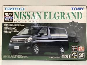 日産 2代目 エルグランド E51 中期型 2004年式~ ブラック エアロアールシー ラジコン RC トミーテック ミニカー 未組み立て品 送料￥660