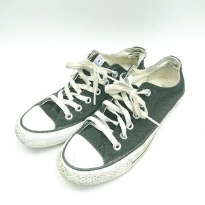 ◇ Θ CONVERSE コンバース 32765141 ローカットスニーカー サイズ24 ブラック ホワイト レディース E