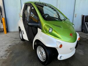 美車　名古屋市発　高年式　フレバン７０００番台　トヨタ　コムス　P・COM 　パールグリーン　9362キロ台　　即決約１００キロ無料配達