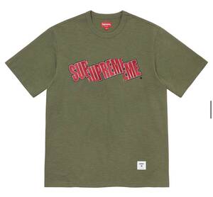 【新品】Supreme Cut Logo S/S Top COLOR /STYLE Olive SIZE：Medium 