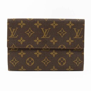 LOUIS VUITTON ルイヴィトン ポシェット パスポール M60135 三つ折り 長財布 モノグラムキャンバス ブラウン #36636