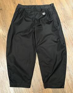 極美品 定価5.7万 Porter Classic GABARDINE BEBOP PANTS - BLACK XL ギャバジン ポータークラシック ビバップパンツ ワイド