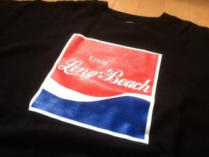 希少★LBC Longbeach ロングビーチ COKEスウェット トレーナー 高品質 裏起毛 グレー 2XL 大きい 現地買付 Snoopdogg 入手困難 レア物 新品