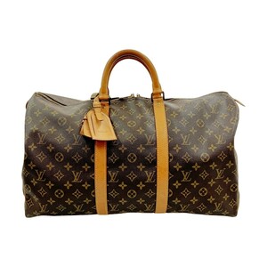 〇〇 LOUIS VUITTON ルイヴィトン モノグラム キーポル50 ユニセックス ボストンバッグ M41426 ブラウン やや傷や汚れあり