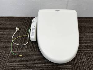 【ジャンク】National 電気温水便座 ウォシュレット・シャワートイレ「DL-SJ10」＃CP(パステルアイボリー）☆直接引き取り可