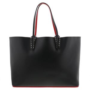 【美品】【RI】Christian Louboutin クリスチャンルブタン トートバッグ 1175113 Black/ブラック Calf CABATAスタッズトートバッグ