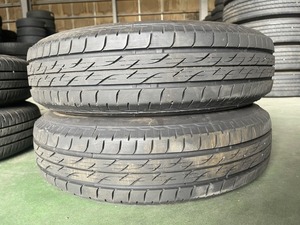 バリ山145/80R13 75S　鉄ホイール・激安!!2本セット価格 1087