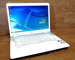 ＜110H100＞LaVie LL750/RG（Core2-T8100/4GB/250GB/DVDマルチ/wifi/Windows XP Professional SP3 32bit）