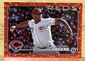 2024 Topps ハンター・グリーン Hunter Greene Red Crackle Foil /199 #119