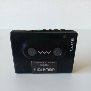 6K21 ジャンク SONY ソニー WALKMAN ウォークマン WM-506 ポータブルカセットプレーヤー 音響機器 オーディオ レトロ レア 電化製品 当時物
