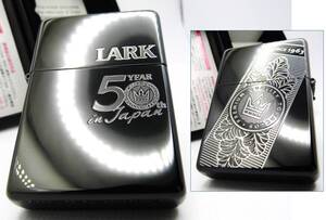 ラーク LARK 1937レプリカ 封緘紙 ブラック ５０周年 zippo ジッポ 2012年 未使用