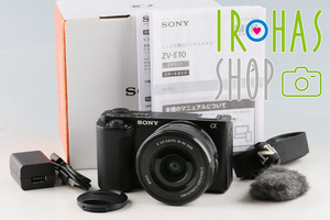 Sony α ZV-E10 + E PZ 16-50mm F/3.5-5.6 OSS Lens With Box *Japanese version only* #56399L2