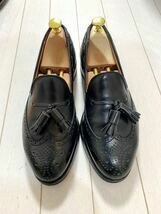 crockett & Jones クロケット&ジョーンズ ブローグ タッセルローファー LICHFIELD リッチフィールド 5.5E