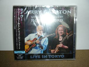 貴重な名手共演ライヴ　Larry Carlton with special guest Robben Ford　大傑作ライヴ盤「Live in Tokyo」国内盤未開封新品。