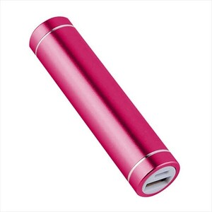 【新品】 モバイルバッテリー 2600ｍAh 18650バッテリー用 ケース (ピンク）