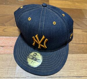 NEW ERA ニューエラ キャップ 帽子 59FIFTY MLB ヤンキース ベースボール 野球 NY ニューヨーク メジャーリーグ デニム