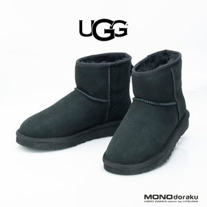 アグ クラシック ミニ 2 UGG Classic Mini II レディースブーツ ブラック 23cm 美品