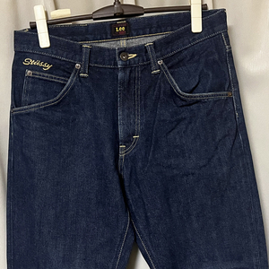 レア W32 L30 Lee STUSSY ステューシー リー コラボ 101Z センター赤タグ デニムパンツ ジーンズ LB0144 日本製 101B 200 ビンテージ 希少