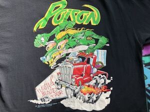 Poison ヴィンテージ バンドＴ guns n roses motley crue def lepard ratt ozzy foo fighters soundgarden rat fink pushead fear of god