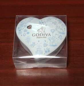 ☆GODIVA☆2023☆ゴディバ☆メリーゴーランドワッフルGキューブアソートメントミニハート缶☆空き缶☆未使用☆