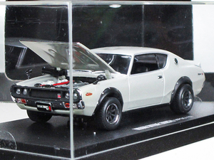 京商◆ニッサンスカイライン2000GT-R(KPGC110)◆シルバー◆1/43