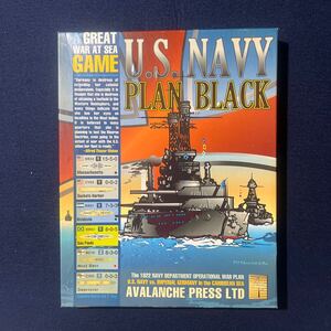 《ユニット未切断》APL The Great War at Sea U.S.NAVY PLAN BLACK ウォーゲーム ボードゲーム 戦闘 戦争 army レア 当時物 海外 