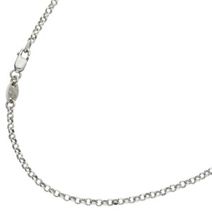 クロムハーツ Chrome Hearts NECKCHAIN R18/ロールチェーン18inch サイズ:18inch シルバーネックレス 中古 OS06