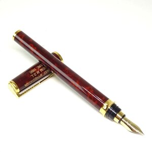 ★G2003 超美品!! デュポン モンパルナス 漆 万年筆 ペン先18K/750 試書未確認 S.T. Dupont LAQUE DE CHINE メンズ★