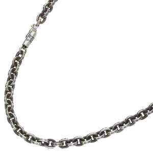 クロムハーツ Chrome Hearts PAPER CHAIN 18/ペーパーチェーン18inch サイズ:18inch シルバーネックレス 中古 SJ02