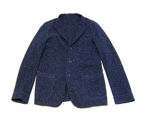 Blue Work × SHETLAND WOOL 柔らかなジャケット ブルーワーク トゥモローランド シェットランドウール