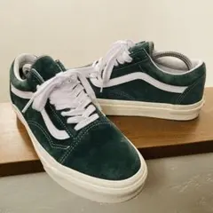 【極美品】VANS ヴァンズ OLD SKOOL 36 DX グリーン　スエード