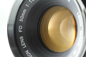 【美品】Canon FD 50mm f/1.8 MF Standard Lens キヤノン 662@ya