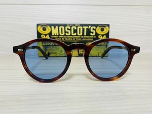 MOSCOT モスコット★ミルゼン★サングラス★MILTZEN★伊達眼鏡 ボストン カラーレンズ セルフレーム★未使用 美品★