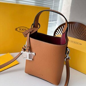 美品 TOD’S【トッズ】Tタイムレス マイクロ レザー 2WAYバッグ