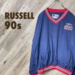 90s RUSSELLナイロンプルオーバージャケット ラッセル ストリート古着