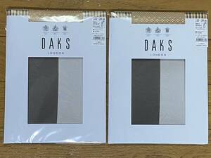 DAKS ダックス　サポートストッキング　ガーターゴム付　2足　22〜24cm