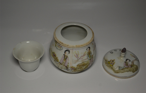中国美術　茶道具　茶碗　置物　