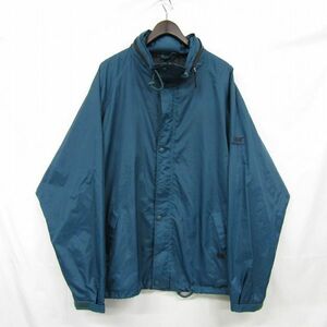 サイズ XL Helly Hansen ナイロン ジャケット フード付 グリーン系 アウトドア ヘリーハンセン 古着 ビンテージ 3S1110