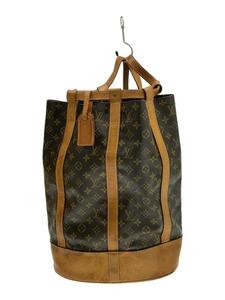 LOUIS VUITTON◆ランドネGM_モノグラム・キャンバス_BRW/PVC/BRW