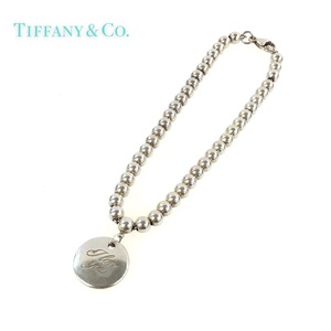 【ITSB1ZRSF8ZU】TIFFANY&Co. ティファニー I LOVE YOU ラウンドチャーム ボールチェーン ブレスレット シルバー