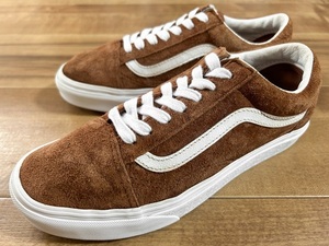 良品、USA企画、レア! VANS バンズ × DUPONT デュポン HEIQ ECO DRY OLD SKOOL オールドスクール ブラウン 24cm US6 スケートハイ エラ