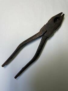 FUJI-YA ペンチ　古い工具　錆　昭和レトロ　古道具　アンティーク　当時物