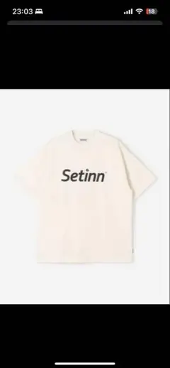 Setinn ビッグロゴTシャツ