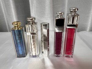 ■【YS-1】 クリスチャンディオール Dior ■ 口紅 アディクト リップスティック グロス ■ 5点セット まとめ 【同梱可能商品】■B