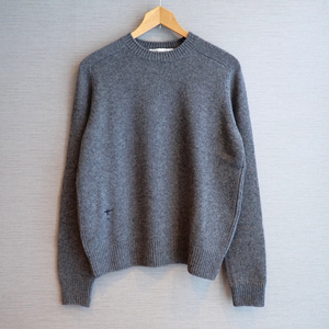 DIOR BEE刺繍 セーター カシミヤ 100% 36サイズ グレー レディース ディオール ニット イタリア製 長袖 CASHMERE SWEATER 質屋 神戸つじの