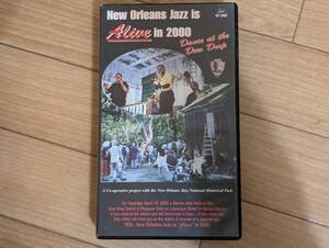 蠍]入手困難 直輸入VHSビデオテープ New Orleans Jazz is BRASS BANDSAlive in 2000　Dance at the Dew Drop