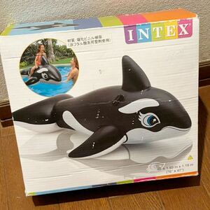 【未開封品】インテックス　シャチ フロート 浮き輪 INTEX 193cm