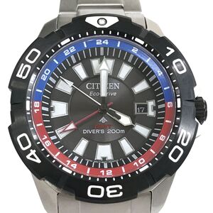 新品 CITIZEN シチズン PROMASTER プロマスター GMT Eco-Drive エコドライブ 腕時計 BJ7128-59E B877-R012827 ソーラー ダイバーズ