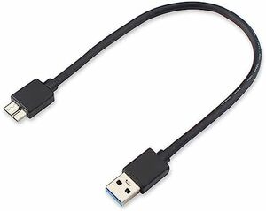 USB3.0ケーブル 1m LpoieJun USB A オス to microB オス データケーブル 高速データ転送対応 Ga