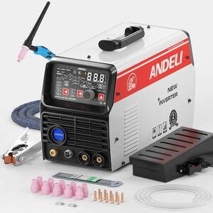 【新品送料無料】ANDELI アルミ溶接機AC/DC TIG溶接機、TIG-250PE MMA/LIFT TIG/HF TIG THREE-IN-ONE 200V アルミ溶接機 (TIG-250PE LED)